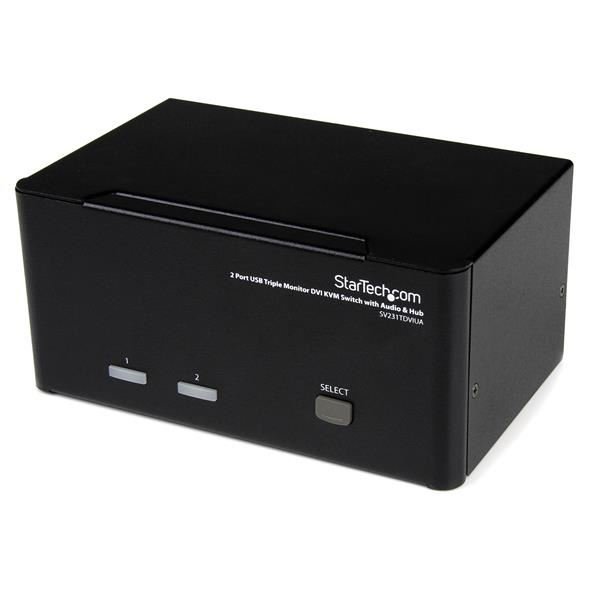 StarTech.com Switch KVM DVI USB per monitor triplo …