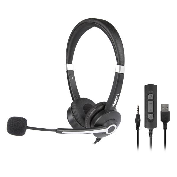 Hamlet HHEADM-UJS - Cuffie con microfono - on-ear …