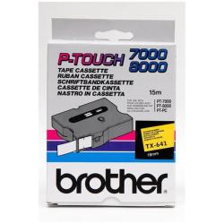BROTHER NASTRO TIPO TX 18MM NERO/GIALLO