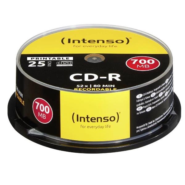 Intenso - 25 x CD-R - 700 MB …