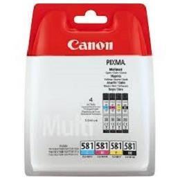 Canon CLI-581 BK/C/M/Y Multi Pack - Confezione da …
