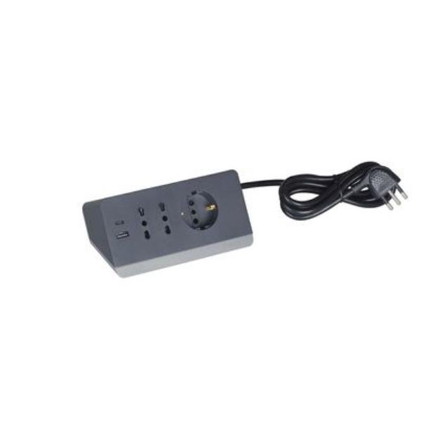 Legrand Multipresa da scrivania con 2 prese USB …