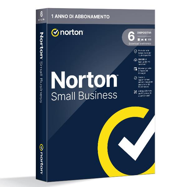 NORTON SMALL BUSINESS 6 DISPOSITIVI 250GB BACKUP IN …