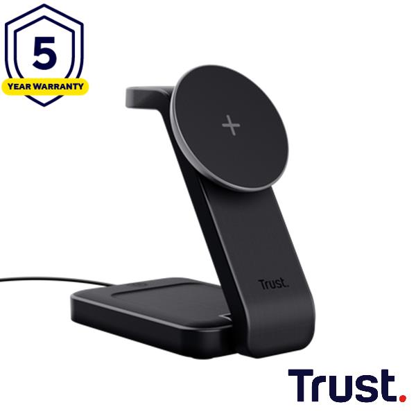 Trust - VIRO 3-IN-1 CARICA MAGNETICO PER IPHONE …