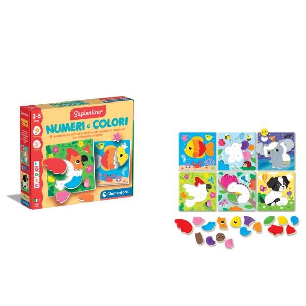 CLEMENTONI SAPIENTINO LOGIC NUMERI E COLORI GIOCO DI …