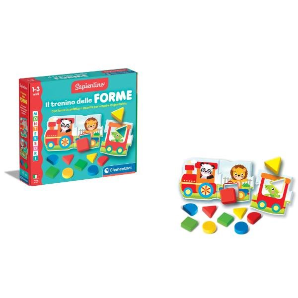 CLEMENTONI SAPIENTINO MONTESSORI IL TRENINO DELLE FORME SCHEDE …