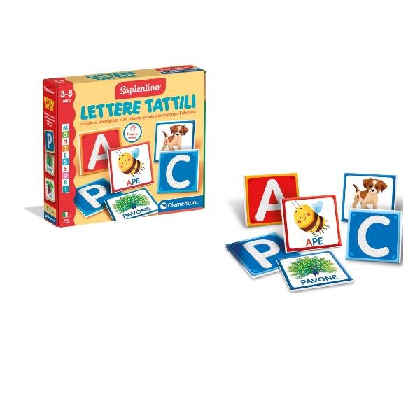 CLEMENTONI SAPIENTINO MONTESSORI LETTERE TATTILI SCHEDE EDUCATIVE PER …