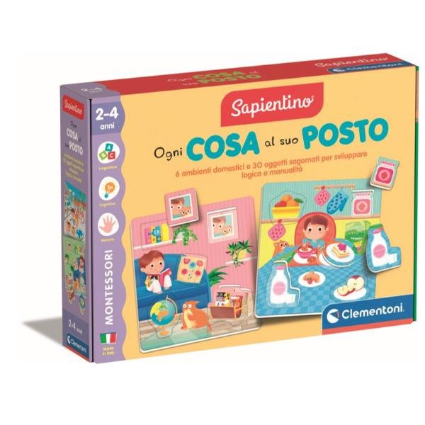 CLEMENTONI MONTESSORI SAPIENTINO OGNI COSA AL SUO POSTO …