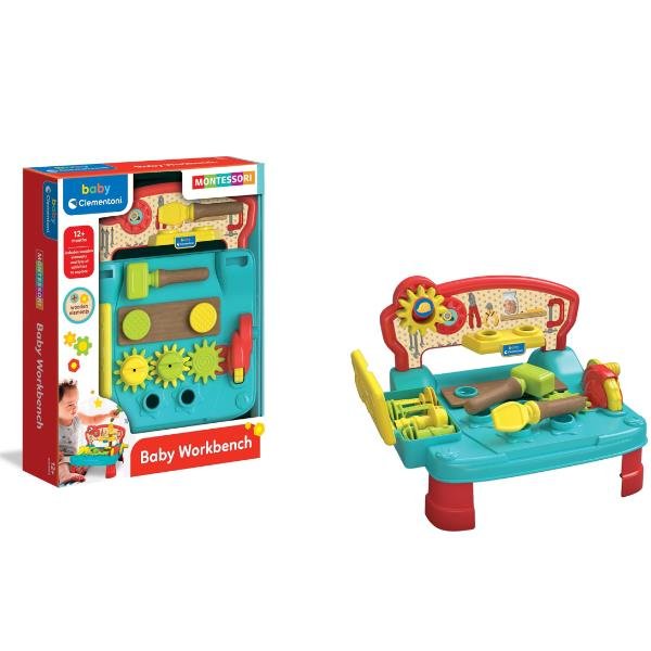 CLEMENTONI BABY MONTESSORI WORKBENCH BANCHETTO DA LAVORO CON …