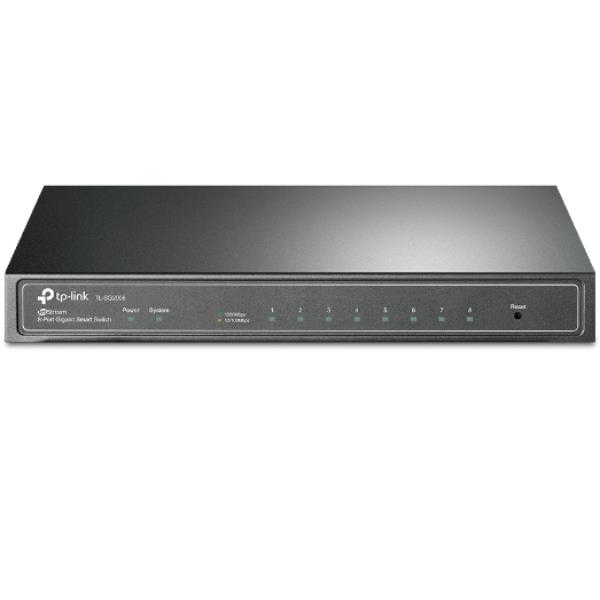 TP-LINK TL-SG2008 SWITCH 8 PORTE GESTITO GIGABIT 10/100/1000