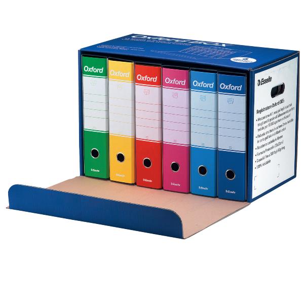 Scatola registratori Oxford G85 - dorso - 8 …