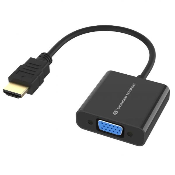 CONCEPTRONIC UNIDIRECTIONAL HDMI TO VGA ADAPTER