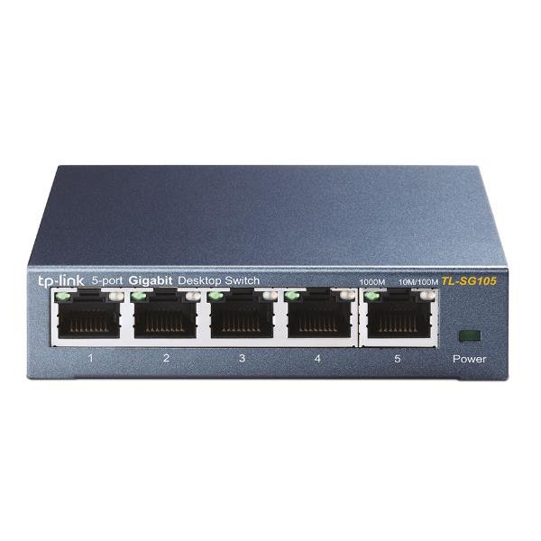TP-Link TL-SG105 5-Port Metal Gigabit Switch - Switch …