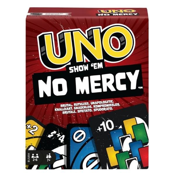 MATTEL UNO NO MERCY GIOCO DI CARTE REGOLE …