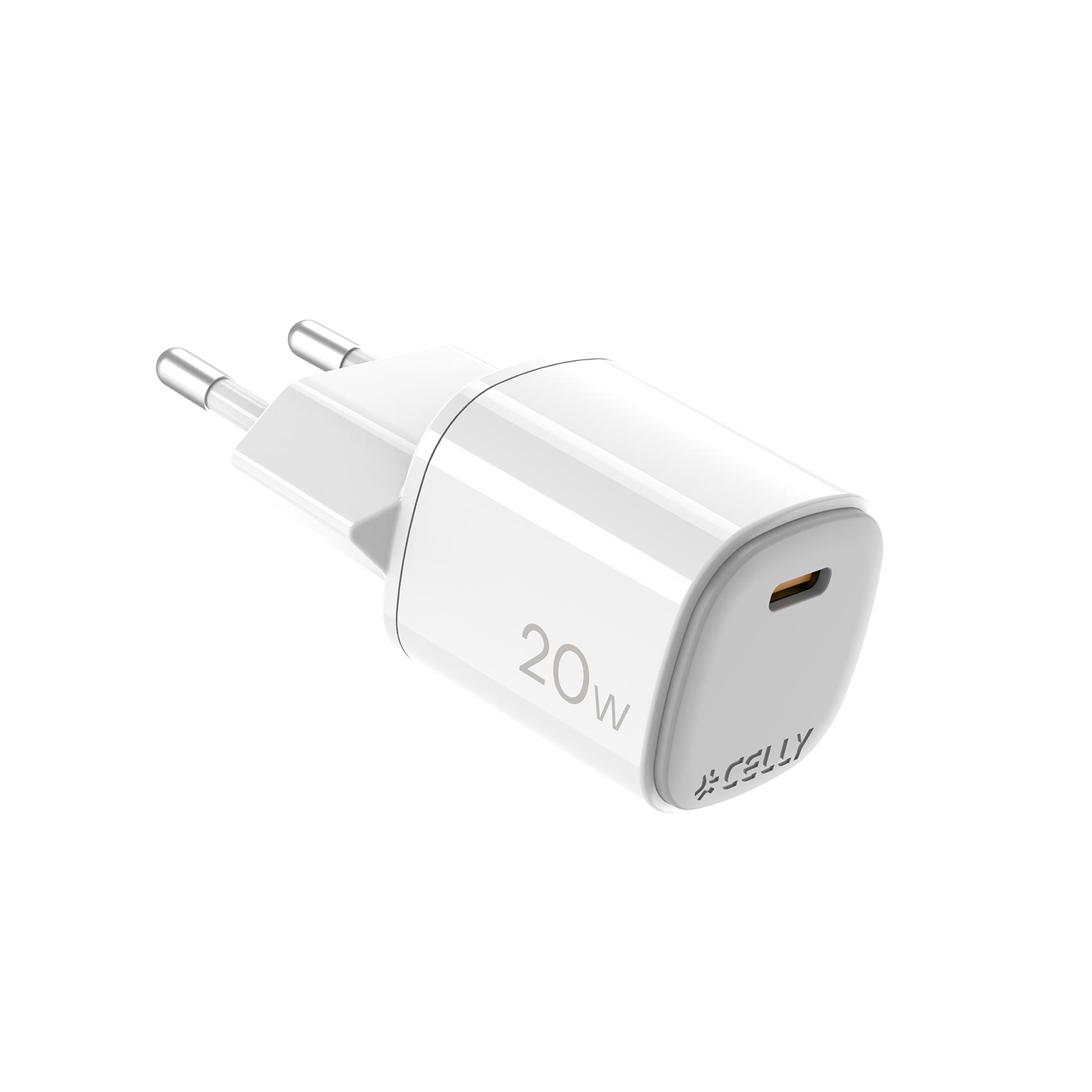 Celly 20W GaN Wall Charger UPTC COLLECTION