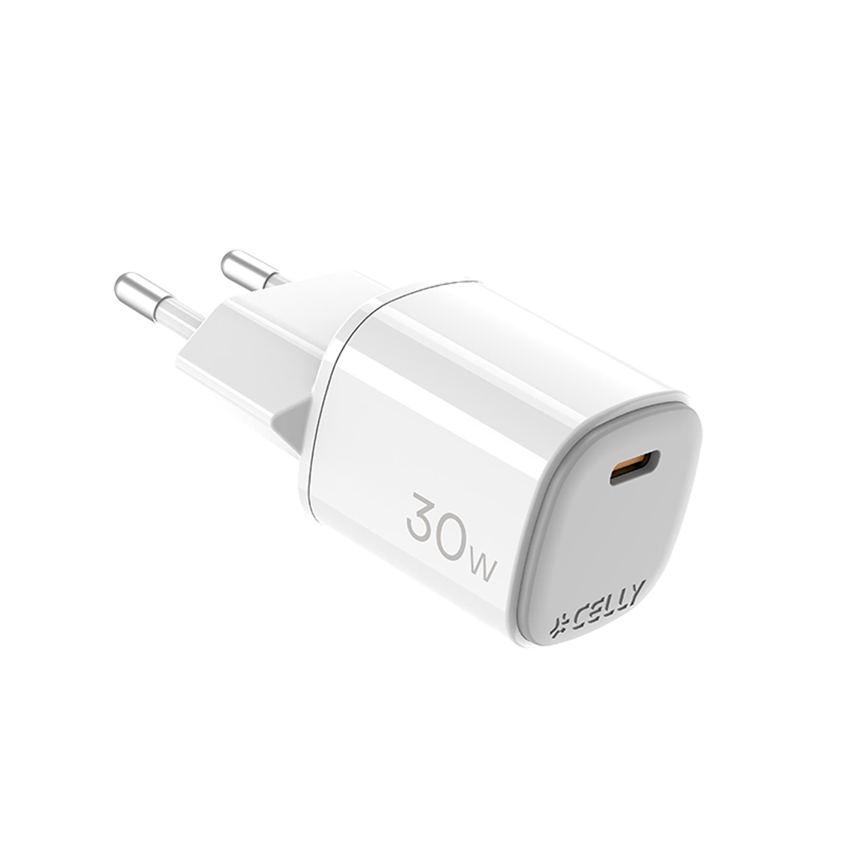 Celly 30W GaN Wall Charger UPTC COLLECTION