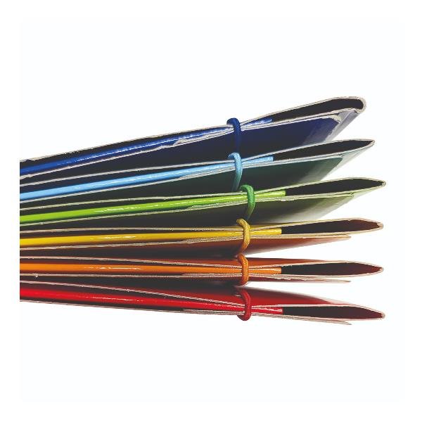 Cartella 3 lembi con elastico Color - A4 …