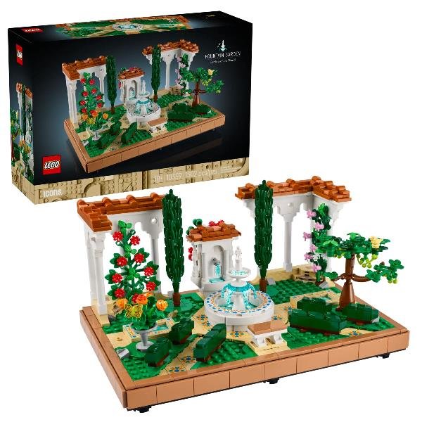 LEGO ICONS IL GIARDINO DELLA FONTANA KIT DI …