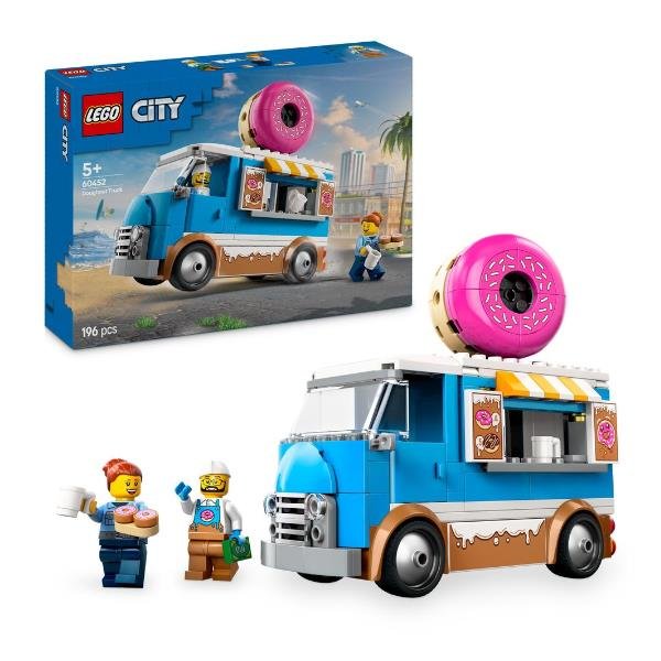 LEGO CITY FURGONE DELLE CIAMBELLE VEICOLO STAND GASTRONOMICO …