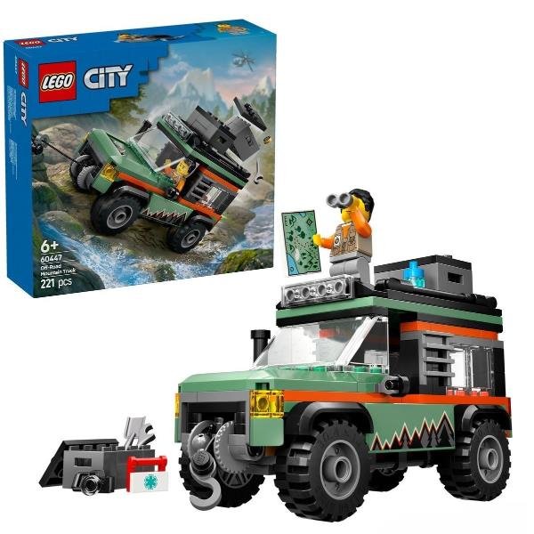 LEGO CITY FUORISTRADA DI MONTAGNA 4X4 SET CON …
