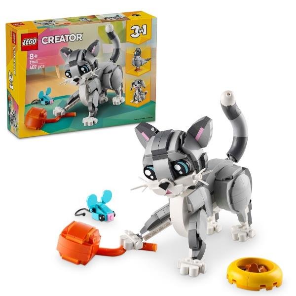 LEGO CREATOR 3 IN 1 GATTO GIOCOSO TRASFORMABILE …