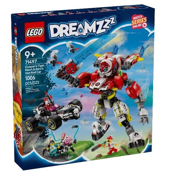 LEGO DREAMZZZ MECH TIGRE DI COOPER E BOLIDE …