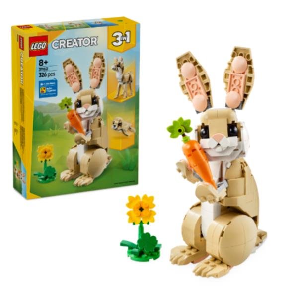 LEGO CREATOR ADORABILE CONIGLIO 3 IN 1 SET …