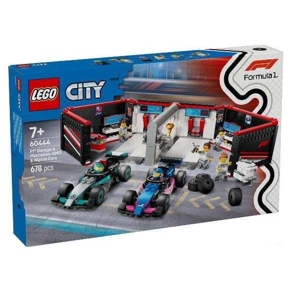 LEGO CITY GARAGE CON MONOP MERCEDES-AMG ALPINE F1 …