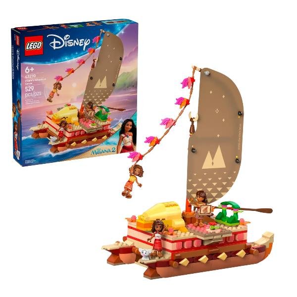 LEGO DISNEY LA CANOA DI VAIANA BARCA A …