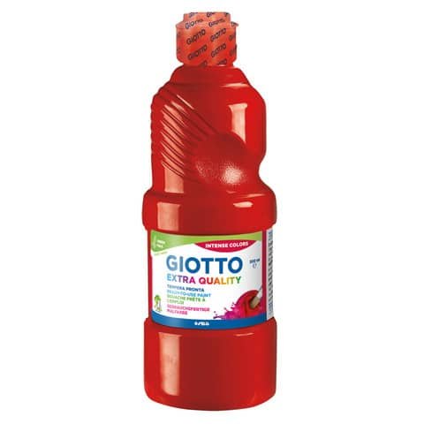 GIOTTO TEMPERA PRONTA FLACONE DA 500 ML ROSSO …
