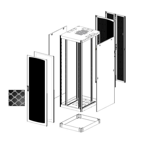 Tecnosteel RACK 42U 800X1000X2057