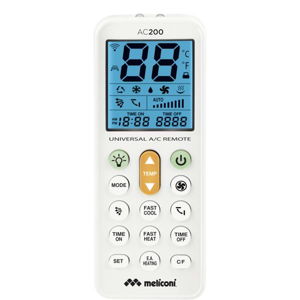 MELICONI AC 200 TELECOMANDO UNIVERSALE PER CONDIZIONATORI/CLIMATIZZATORI COMPATIBILE …