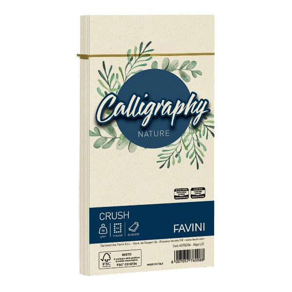CARTOTECNICA FAVINI NATURE 25 BUSTE 11X22 90 GR …