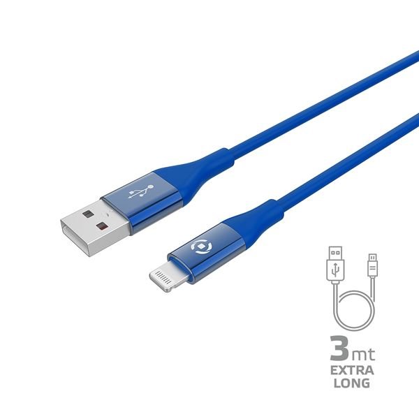 Celly USBLIGHTCOL3M - Cavo Lightning - USB maschio …
