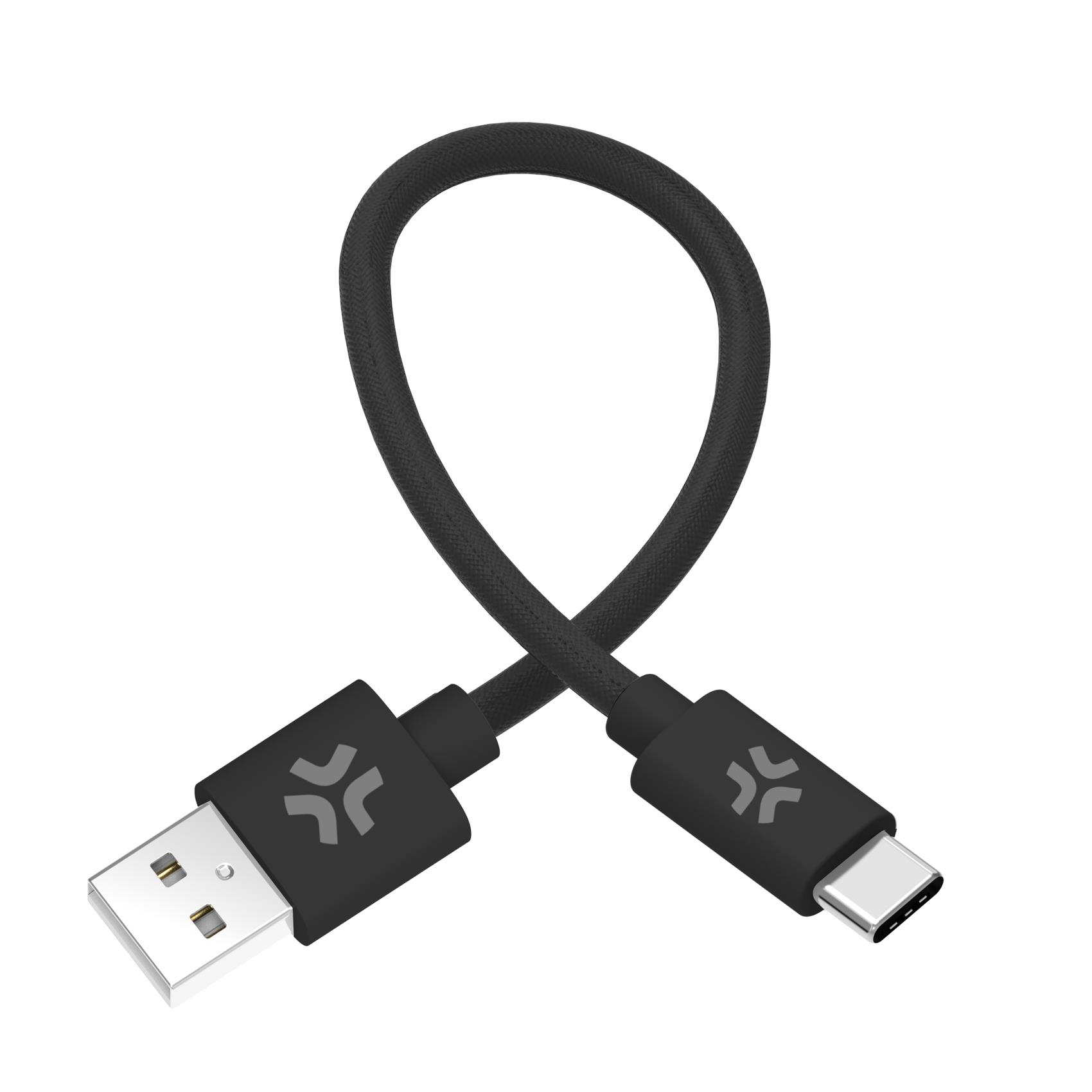Celly USBAUSBCCOT30 - USB-A to USB-C Cotton Braided …