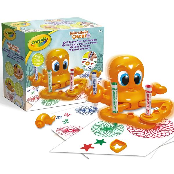 CRAYOLA POLIPETTO CREA I TUOI MANDALA CON STENCIL …