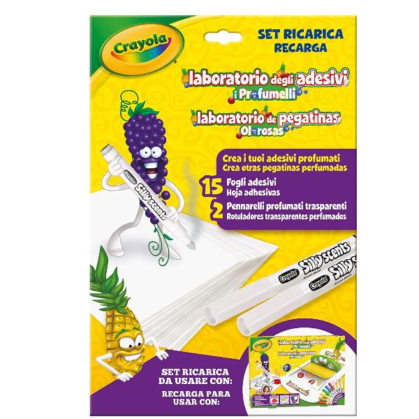 CRAYOLA PROFUMELLI LABORATORIO DEGLI ADESIVI SET DI RICARICA …
