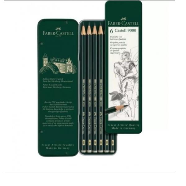 Faber-Castell CASTELL 9000 - Matita - grafite - …