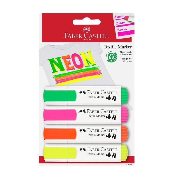 Faber-Castell - Marcatore - permanente - per tessuto …