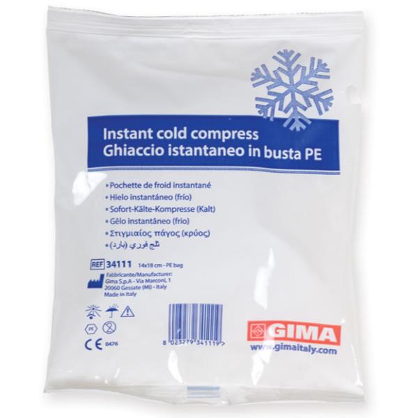 GIMA GHIACCIO ISTANTANEO IN BUSTA PE 14X18 CM …