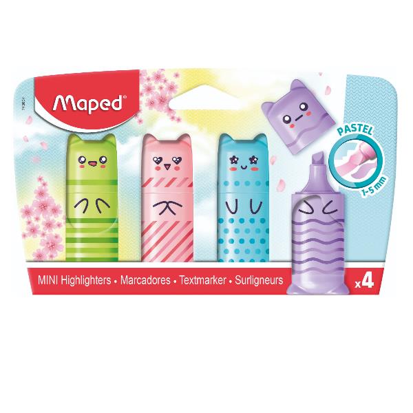 SCRITTURA E CORREZIONE - EVIDENZIATORE MINI PASTEL POCKET …