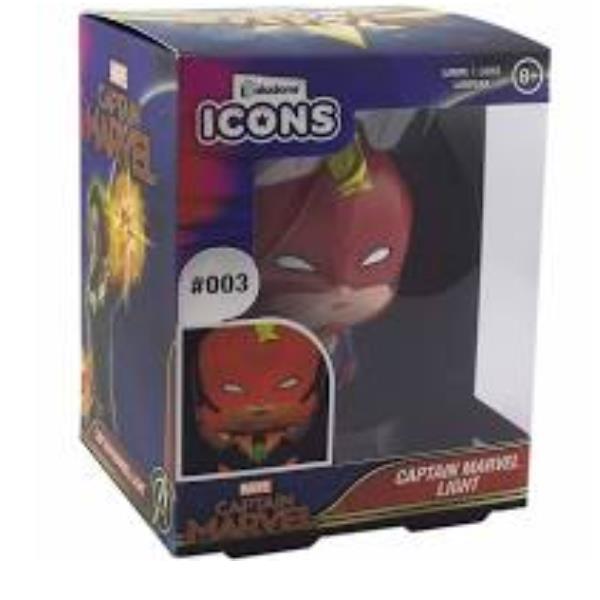 PALADONE 3D LAMPADA CAPTAIN MARVEL DA TAVOLO MULTICOLORE