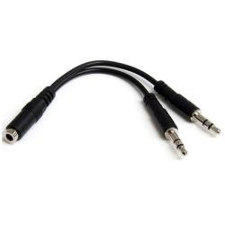StarTech.com Adattatore splitter cuffie a 4 pin da …