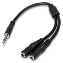 StarTech.com Cavo splitter stereo slim - Maschio 3,5 …