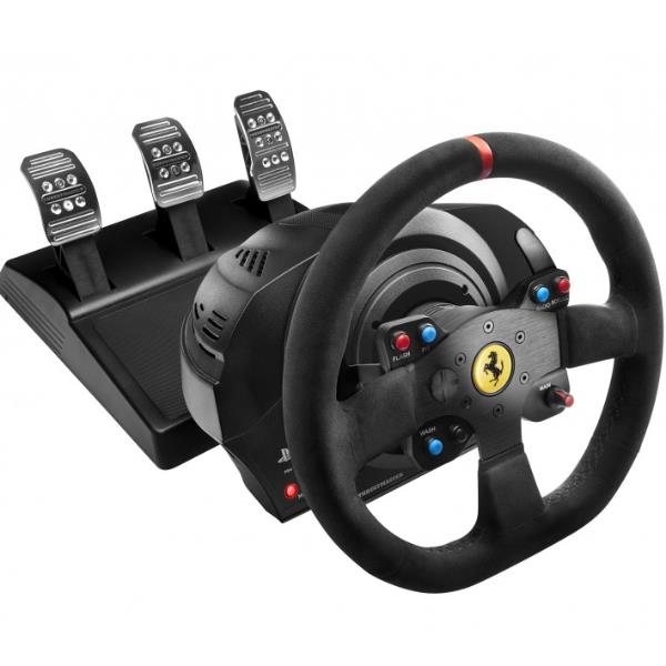 THRUSTMASTER T300 FERRARI ALCANTARA VOLANTE CON PEDALIERA COMPATIBILE …
