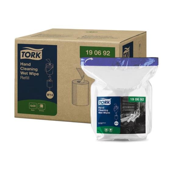 TORK RICARICA SECCHIELLO PANNI MANI UMIDIFICATI BIANCO CONF …