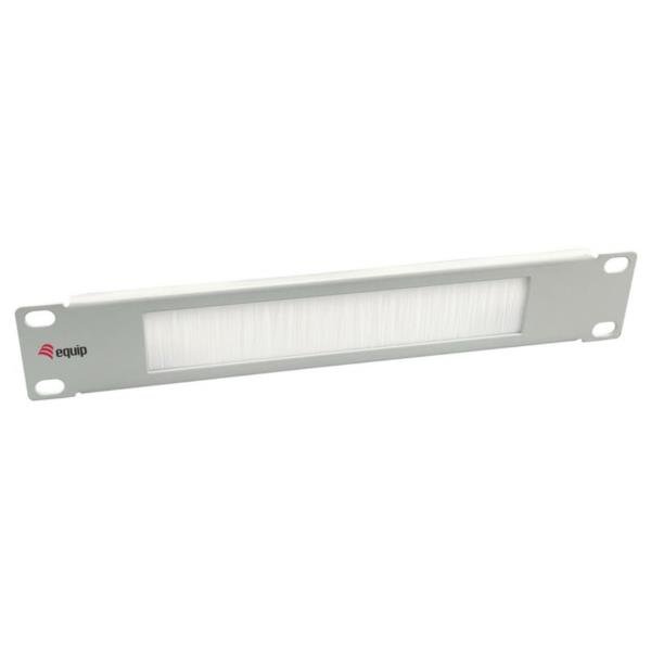 EQUIP 10" BRUSH PANEL 1U, LIGHT GREY