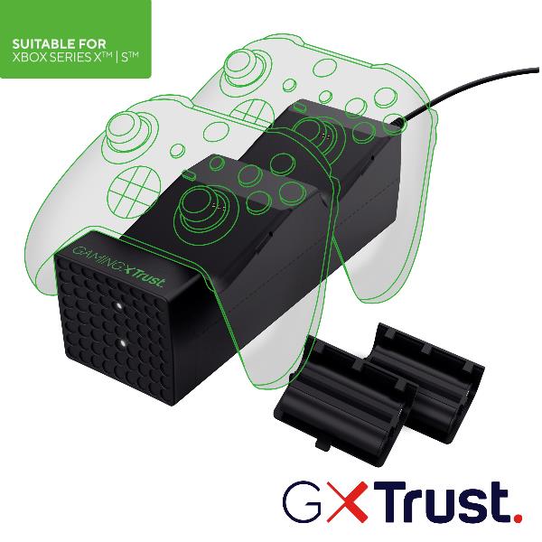 TRUST GXT250 DUO CHARGE XBOX SERIE X/S BASE …