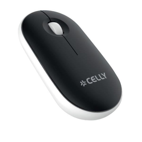 CELLY MOUSE ERGONOMICO WIRELESS CLICK SILENZIOSO NERO BORDI …