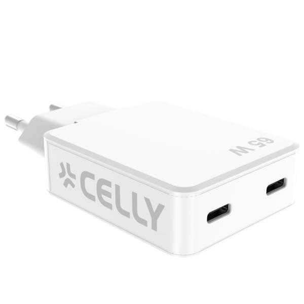 Celly 65W GaN Slim Wall Charger SLIM COLLECTION …